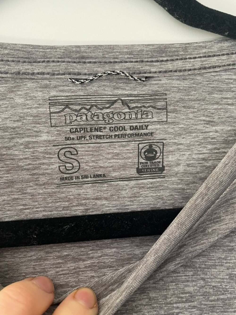 Patagonia Capilene Cool Daily Long Sleeve Shirt Gray Size S - Picture 3 of 3